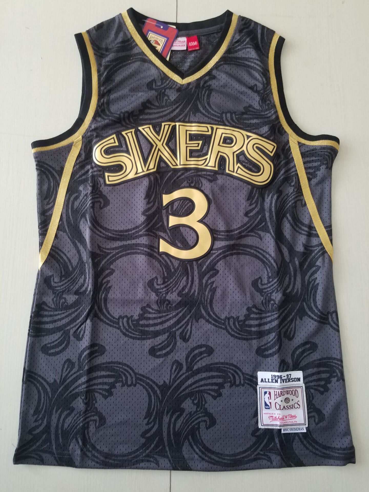 2020 Men Philadelphia 76ers #3 Iverson Black Nike limited NBA Jersey->philadelphia 76ers->NBA Jersey